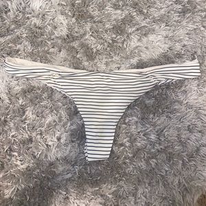 Frankies Bikinis Striped Bottom